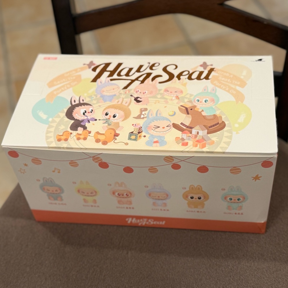 BNIB Labubu- Complete Set: Have A Seat. Choose which one you get!